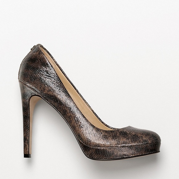 New Coach Daisee Printed Lizard Heels, 8 (8.5) - Picture 1 of 8